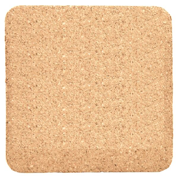 4" x 4" Square Cork Coasters Thumbnail