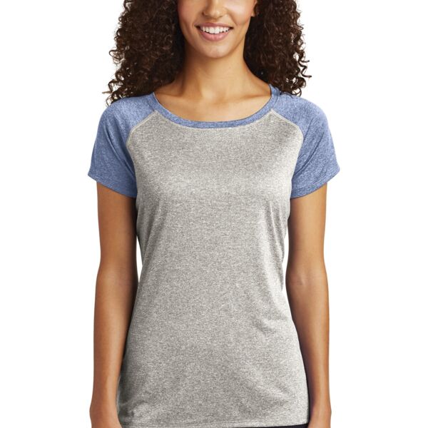 Ladies Heather On Heather Contender™ Scoop Neck Tee Thumbnail