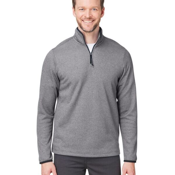 Venture Heathered Stripe Quarter-Zip Pullover Thumbnail